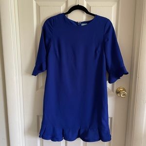 Cobalt Blue Mini Dress